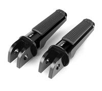 RORVECQ Front Footrests Foot Pegs For Suzuki GSR600 GSR 600 GSR750 GSR 750 GSXR GSX-R125 GSX-R600 GSX-R1000 GSXR125(BLACK)