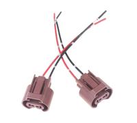 RORVECQ Halogen Fog Light Socket Harness - Dual-Wire Replacement Connector With Gauge Wiring For Headlight/Fog Lamp Repair 9006 (HB4)(2PCS)
