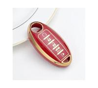 RORVECQ Key Case Cover Shell Fob For Nissan For Rouge For Maxima For Altima For Sentra For Murano For Qashqai For Pathfinder For Frontier(RED)