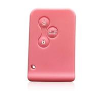 RORVECQ Key Cover Cap For For Megane 2 For Scenic For Zoe For Cassone For Furgonato For Promiscuo For Clio For Logan For Laguna(Pink)