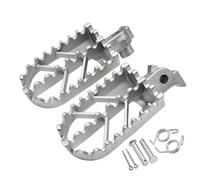 RORVECQ Motocross Stainless Steel Foot Pegs Rests Pedals Footpegs For XR50R XR70R XR80R XR100R CRF50 CRF50F CRF70 CRF70F CRF80