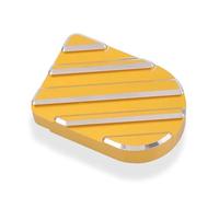 RORVECQ Motorcycle Accessories CNC Rear Foot Brakes Pedals Levers Step Plate Extension For MT03 MT-03 MT-25 MT25 MT 03 25 2015-2023(Gold)
