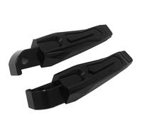 RORVECQ Motorcycle Accessories Rear Foot Pegs Rests Passenger Footrests CNC For YAMAHA For XMAX300 For XMAX 300 For XMAX250 2017-2024(BLACK)