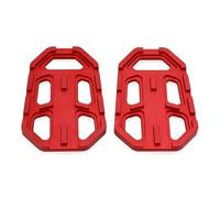 RORVECQ Motorcycle Billet Wide Foot Pegs Pedals Rest Footpegs FOR R1250GS R1250 GS R 1250GS S1000XR G310GS For R Nine T For Urban(RED)