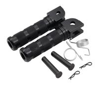 RORVECQ Motorcycle CNC Aluminum Rear Pedal For Yamaha MT-10 MT-09 MT-03 MT-07 MT-25 FZ-07 FZ-09 FJ-09 FZ-10 FZ-6R N S FZ1 FZ8 YZF(BLACK)