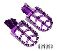 RORVECQ Motorcycle CNC Foot Pegs Pedal Mounting Pedals Retrofit Bracket For Sur-Ron For Surron For Light Bee S X For Electric Off-Road Bike(Purple)
