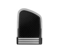 RORVECQ Motorcycle CNC Small Brake Pedal Pad Cover Black Chrome For Harley For Softail For FLSB For Breakout FXBR FXBRS 2018 2019 2020(Silver)