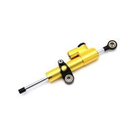 RORVECQ Motorcycle CNC Universal Damper Steering Stabilizer Linear Reversed Safety Control For Suzuki ATV(Gold-Black)