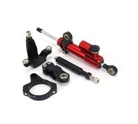 RORVECQ Motorcycle Fiber Carbon Pattern Steering Stabilize Damper Mounting Bracket Kit For Yamaha YZF R7 YZFR7 Yzf-r7 2021-2023 Accessories Adjustable(Model D)