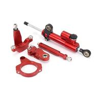 RORVECQ Motorcycle Fiber Carbon Pattern Steering Stabilize Damper Mounting Bracket Kit For Yamaha YZF R7 YZFR7 Yzf-r7 2021-2023 Accessories Adjustable(Model H)