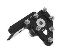 RORVECQ Motorcycle Folding Brake Head Accessories Universal Brake Pedal Head Rotatable CNC Aluminum Alloy Brake Pedal(BLACK)