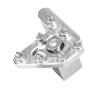 RORVECQ Motorcycle Folding Brake Head Accessories Universal Brake Pedal Head Rotatable CNC Aluminum Alloy Brake Pedal(Silver)