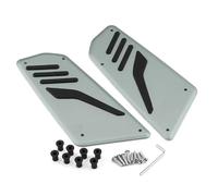 RORVECQ Motorcycle Footboard Steps Footrest Foot Pad Pedal Footrests Pads For Yamaha For T-MAX 560 T-MAX560 2019 2020 2021(GRAY,Front)