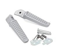 RORVECQ Motorcycle Footpeg Foot Pegs Footrest Peg For CB1000R CB600F CBF1000 CBF600S CBR250R For Grom MSX125 CBR600 CBR1000(Silver)