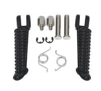 RORVECQ Motorcycle Footrests Foot Pegs Rear Front For Yamaha YZF R1 R6 YZF R6S R1M For V MAX Motorcycle Accessories(Matte Black,Front)