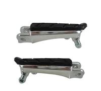 RORVECQ Motorcycle Front Foot Pegs Footrests Black Pedals Aluminum Rubber For CB250 CBR600F CB600F NC700 Hornet 250 600