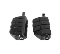 RORVECQ Motorcycle Male Mount Footpegs Footrests pedal Accessories For Harley For SOFTAIL FXST DYNA FXWG FXR XL(BLACK)