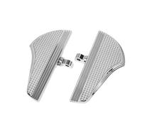 RORVECQ Motorcycle Rear Passenger Floorboards Male Mount Foot Pegs Aluminum Pedal For Harley For Touring For Electra For Glide For Dyna(Chrome)