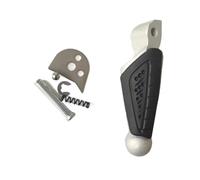 RORVECQ Rear Footrests For BENELLI TNT250 TNT300 BN302 TNT600 BN600 BN 600i TNT125 TNT135 STELS 300 STELS 600 For KEEWAY RKX RK6(Silver,Right)