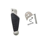 RORVECQ Rear Footrests For BENELLI TNT250 TNT300 BN302 TNT600 BN600 BN 600i TNT125 TNT135 STELS 300 STELS 600 For KEEWAY RKX RK6(Silver,Left)