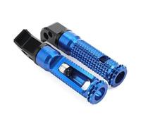 RORVECQ Rider Front Pedal Passenger Rear Foot Pegs For YAMAHA MT-09 MT07 For Tracer XSR 700 900 FZ1 FZ6 FZ8 YZF R3 MT03 MT25 MT-10(Blue,Rear Pedal)