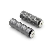 RORVECQ Universal M6 Motorcycle CNC Racing Gear Shift Lever Peg Brake Pedal Shifter Foot Pegs Motorbike Footrests Footpeg(GRAY)