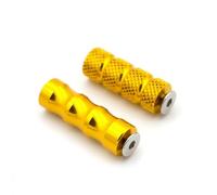RORVECQ Universal M6 Motorcycle CNC Racing Gear Shift Lever Peg Brake Pedal Shifter Foot Pegs Motorbike Footrests Footpeg(Gold)