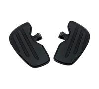 RORVECQ Wide Driver Passenger Footboard Front Rear Foot Rest Pedal For Indian For Scout For Sixty For Rogue For Twenty For Bobber(BLACK,For Driver)