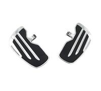 RORVECQ Wide Driver Passenger Footboard Front Rear Foot Rest Pedal For Indian For Scout For Sixty For Rogue For Twenty For Bobber(Chrome,For Driver)