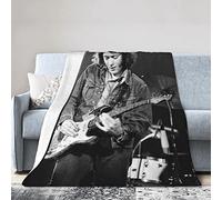 Rory Gallagher Blanket Flannel Plush Throw,Soft Blanket Blanket for Bedroom Living Room Couch Bed Sofa 50"X40"