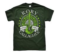 Rory Gallagher Forest Green Men's T-Shirt, Size 3XL