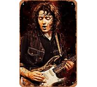 Rory Gallagher Poster Art Retro Tin Sign Metal Sign Vintage Bar Home Kitchen Cave Coffee Shop Wall Decoration Sign 8x12inch(20x30cm)