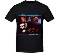 Rory Gallagher Stage Struck Owl Tee Shirt for Men Black