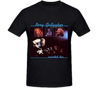 Rory Gallagher Stage Struck Owl Tee Shirt for Men Black