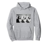 Rory Gallagher With Band Taste By Everard Smith Pullover Hoodie, Adult Unisex, Heather Grey, X-Large