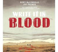 Rory McConville Write It In Blood Paperback Book Rory McConville Multicolor