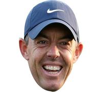 Rory Mcilroy Celebrity Face Mask - Professional Golfer Fancy Dress Costume Prop for Sports Party Hen Stag Do Birthday Accessory