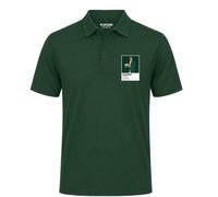 Rory McIlroy Masters Golf Icon Frame Men's Polo Shirt - Bottle Green / XL