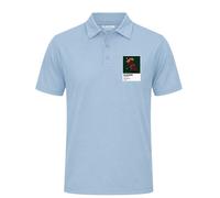 Rory McIlroy Ryder Cup Golf Icon Frame Men's Polo Shirt - Light Blue / M
