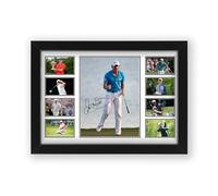 Rory Mcilroy Signed Poster Print - Limited Edition Autograph Fan Gift - Collectible Memorabilia Merchandise (Framed A4 (30x21cm))