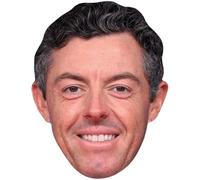 Rory McIlroy (Stubble) Celebrity Mask, Flat Card Face, Fancy Dress Mask