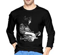 Rory T-Shirts Gallagher Man's Long Sleeve T Shirt Graphic Tee Cotton Casual Shirt Black