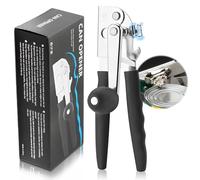 Roryimke Commercial Can Opener Manual Can Opener Stainless Steel Heavy Duty Handheld Can Opener Extra-long Handles Can Opener for Big Cans for Kitchen