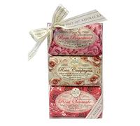 Nesti Dante Florence Italy Rose Soap Gift Set 3x150 g Limited Edition