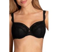 ROSA FAIA Bra Selma – Full Cup Lace, Non-Padded, Sheer, Underwired – Black 38H