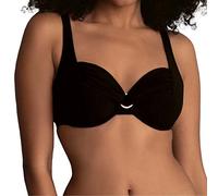 Rosa Faia Women's Bikini-Oberteil Hermine Underwired Tankini, Black (Black), 38C (Manufacturer Size: 44C)