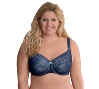 Rosa Faia Women's Fleur Full Coverage Bra, Maritime Blue, 40DD