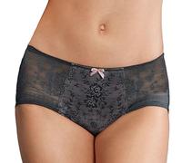 Rosa Faia Women's Fleur Taillenslip Brief Not Applicable, Grey (Anthrazit 408), 10 (Manufacturer Size: 36)