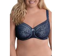 Rosa Faia Womens Fleur Underwired Bra - Blue Polyamide - Size 36C