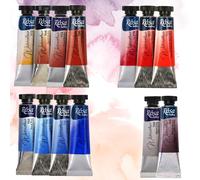 Rosa Gallery Granulation Professional Watercolour Paints 13 Tubes x 10 ml (Granulation Set N4)